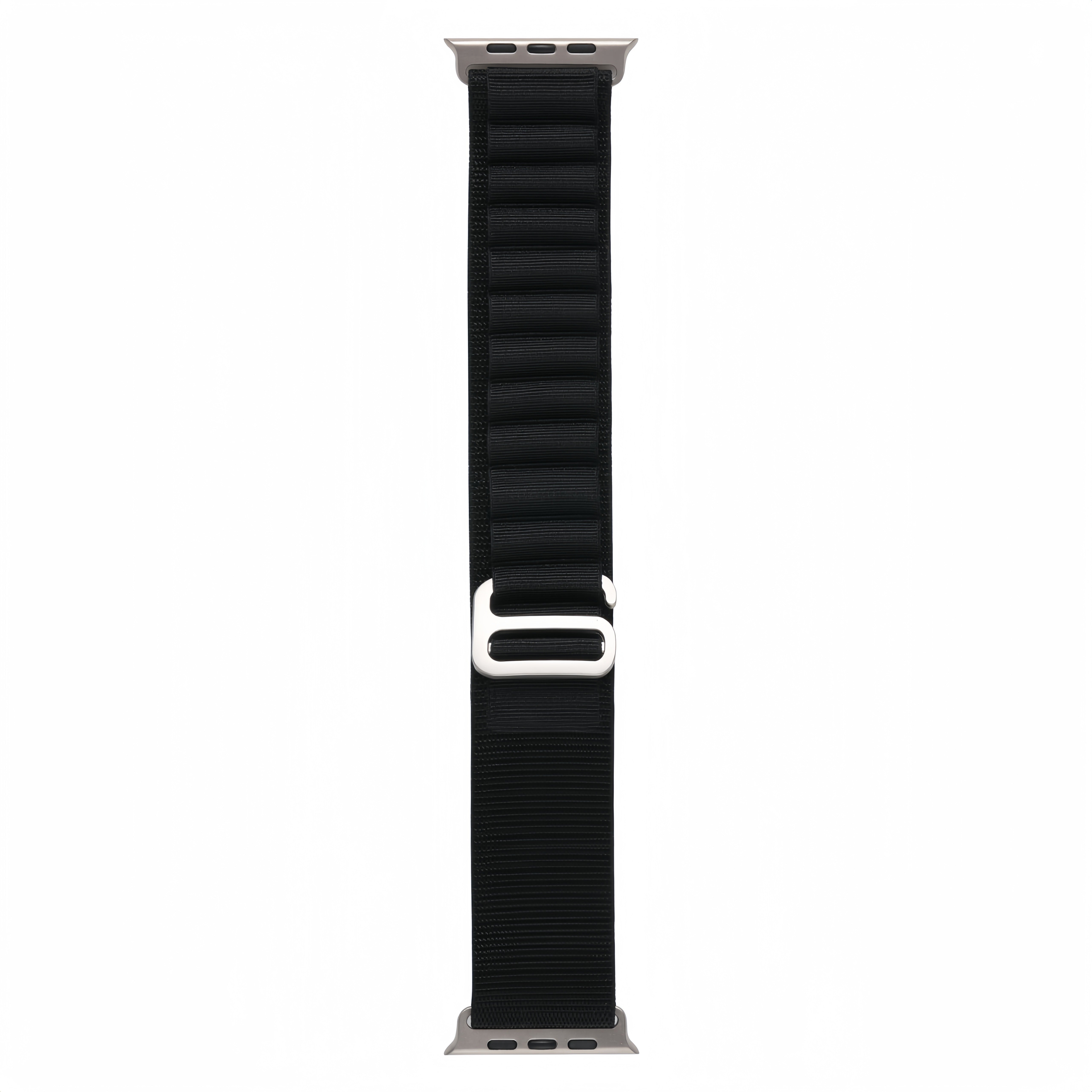 Pasek nylonowy do Apple Watch 44/45/49 mm czarny