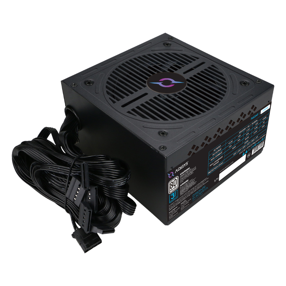 Zasilacz do komputera PULSAR SI 550W 80 Plus White ATX czarny