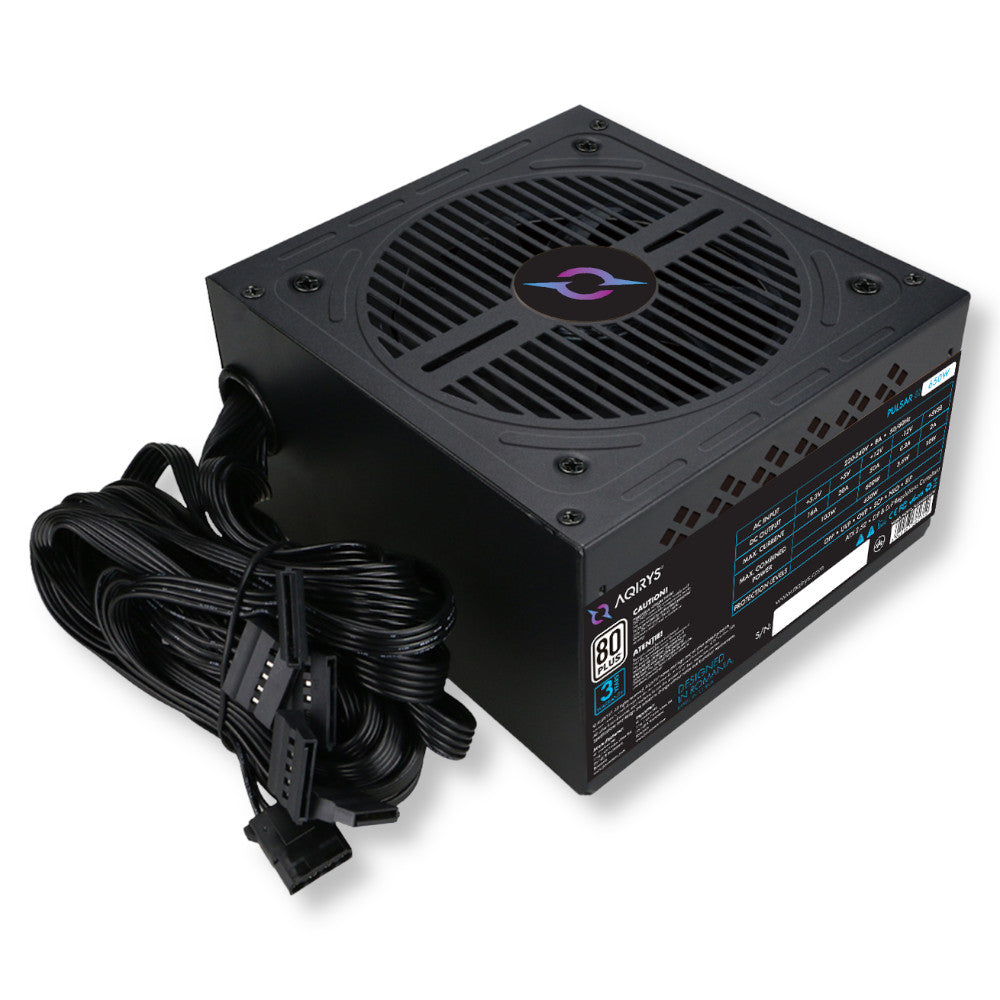 Zasilacz do komputera PULSAR SI 650W 80 Plus White ATX czarny