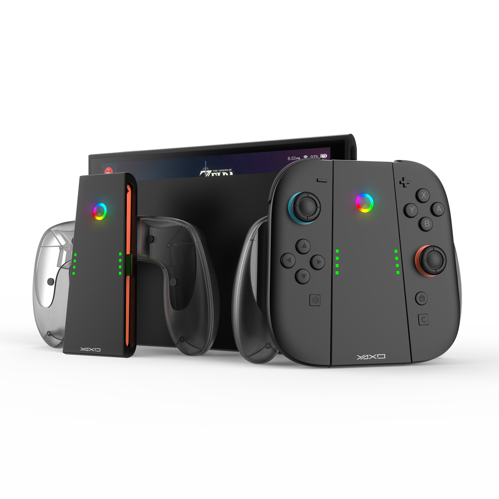 Uchwyt CHARGE GRIP SET do Joy-Con do Nintendo Switch 2 czarny