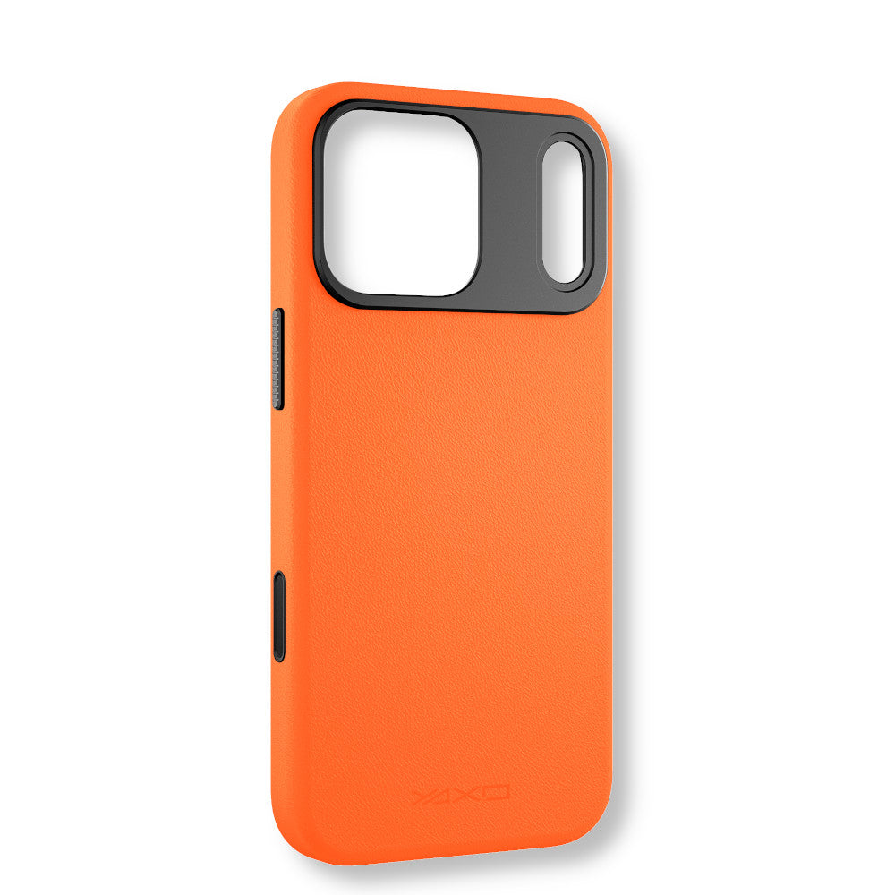 Etui LEATHER GEAR SLIM MagSafe do telefonu iPhone 17 Pro pomarańczowe