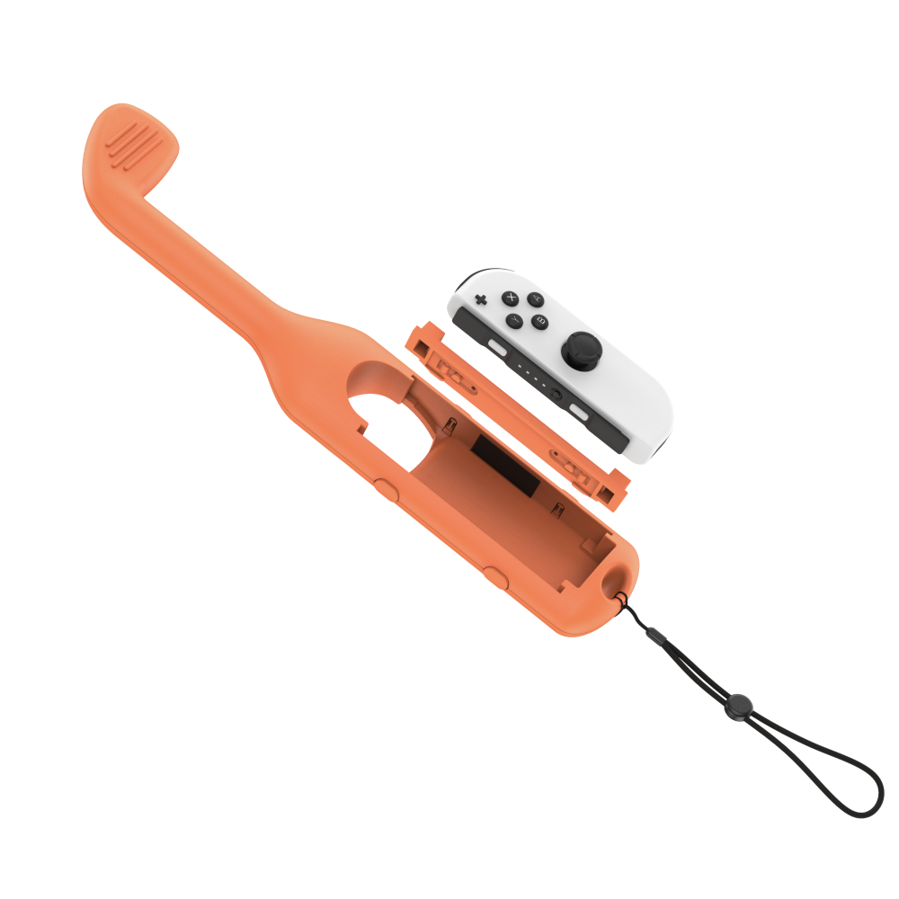Uchwyt GOLF SET do Joy-Con Nintendo Switch 2 pomarańczowy/niebieski