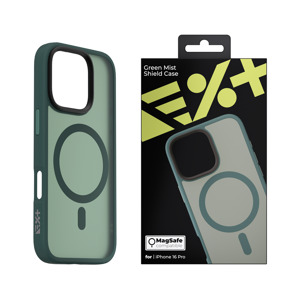 Etui MIST SHIELD MagSafe do telefonu iPhone 16 Pro zielone