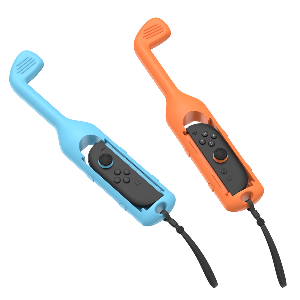 Uchwyt GOLF SET do Joy-Con Nintendo Switch 2 pomarańczowy/niebieski