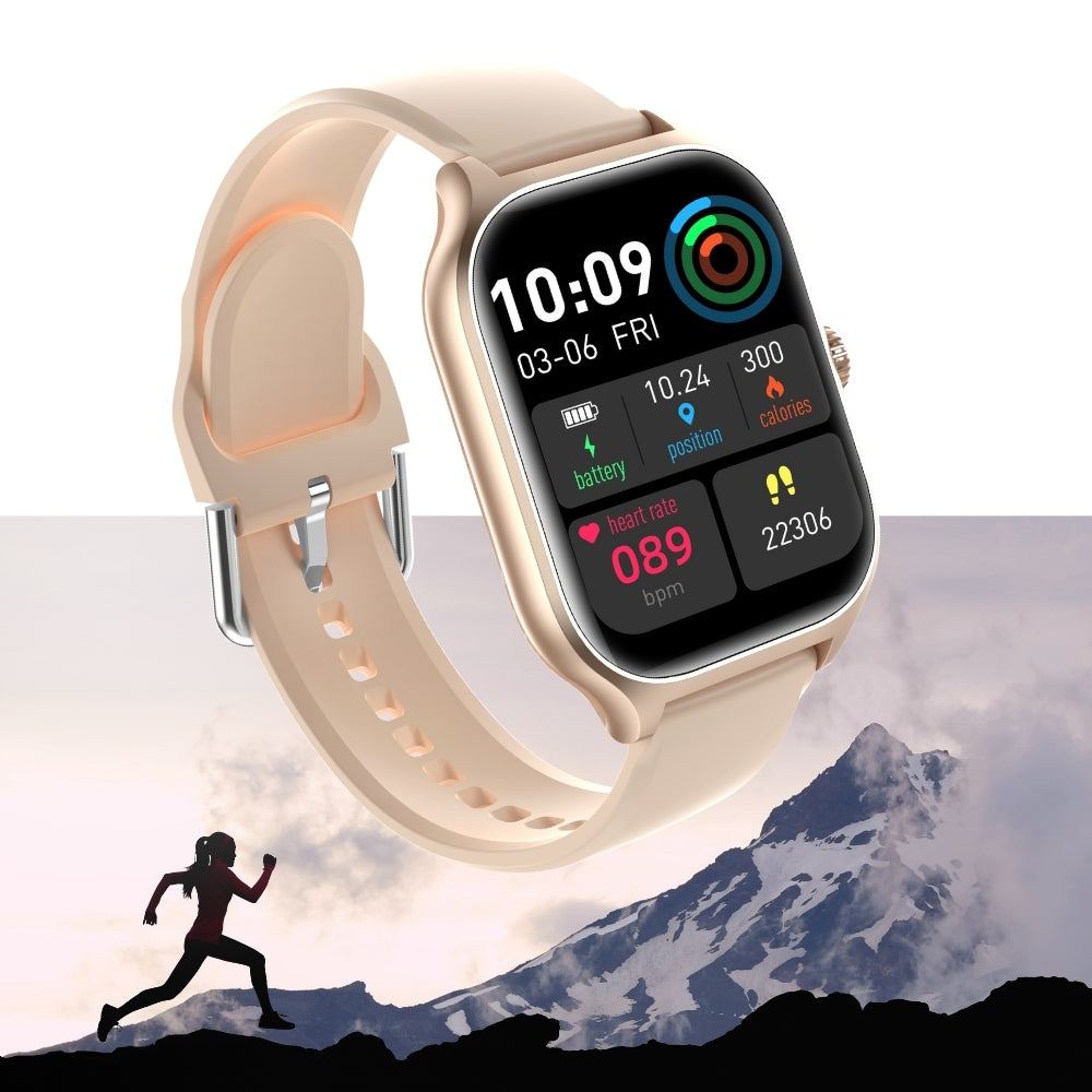Smartwatch damski GT4 złoty