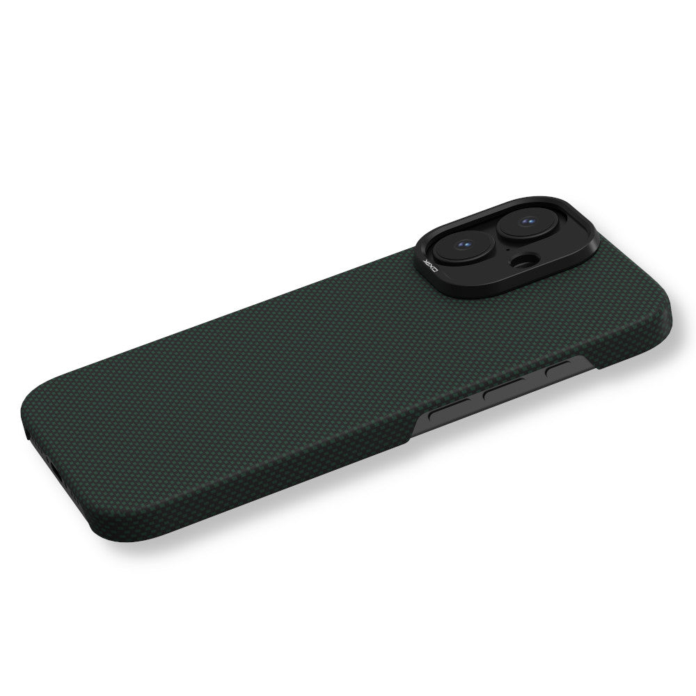 Etui ARAMID FIBER ULTRA SLIM MagSafe do telefonu iPhone 17 zielone