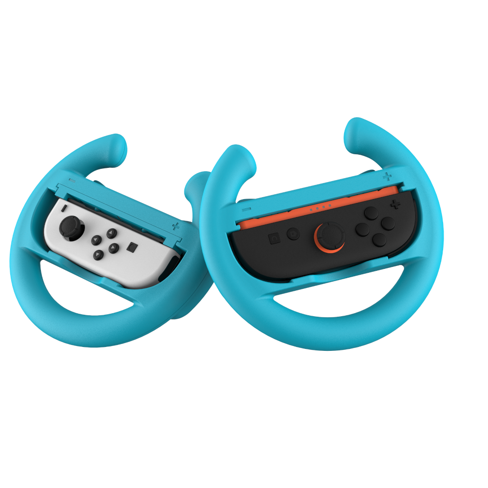 Uchwyt WHEELS SET do Joy-Con Nintendo Switch 2 pomarańczowy/niebieski