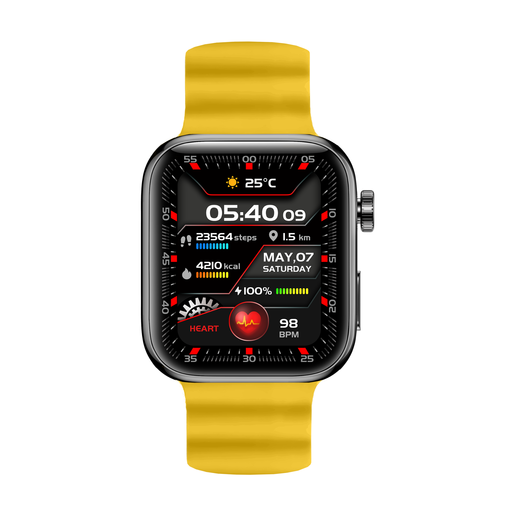Smartwatch TAMPA Titanium Black