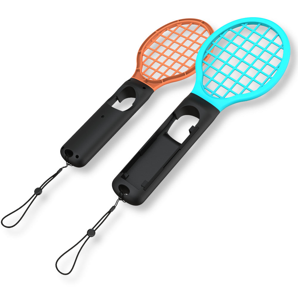 Uchwyt TENNIS PRO SET do Joy-Con Nintendo Switch 2 pomarańczowy/niebieski