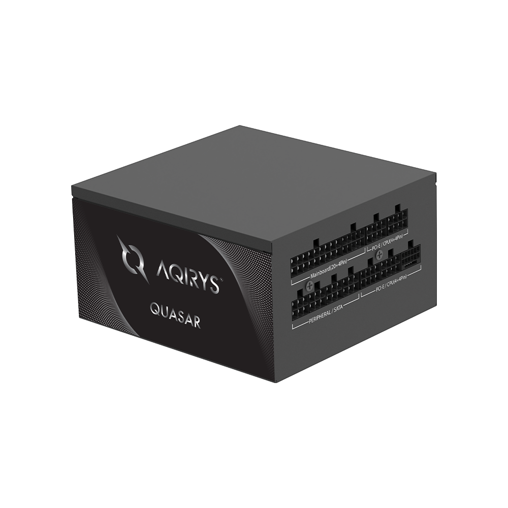 Zasilacz do komputera QUASAR 1200W 80 Plus Platinum ATX PCIe 5.0 czarny