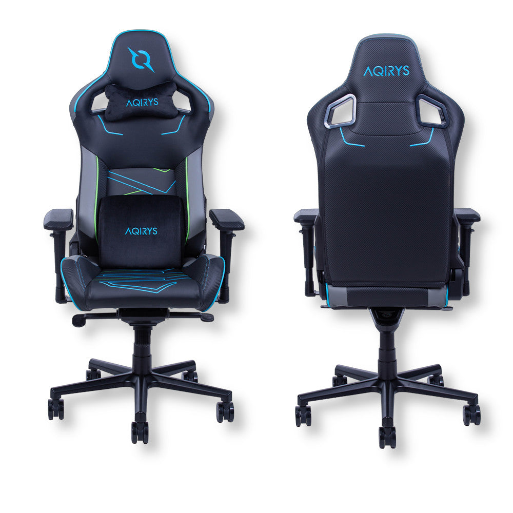 Fotel gamingowy HYPERION czarny/grey/blue
