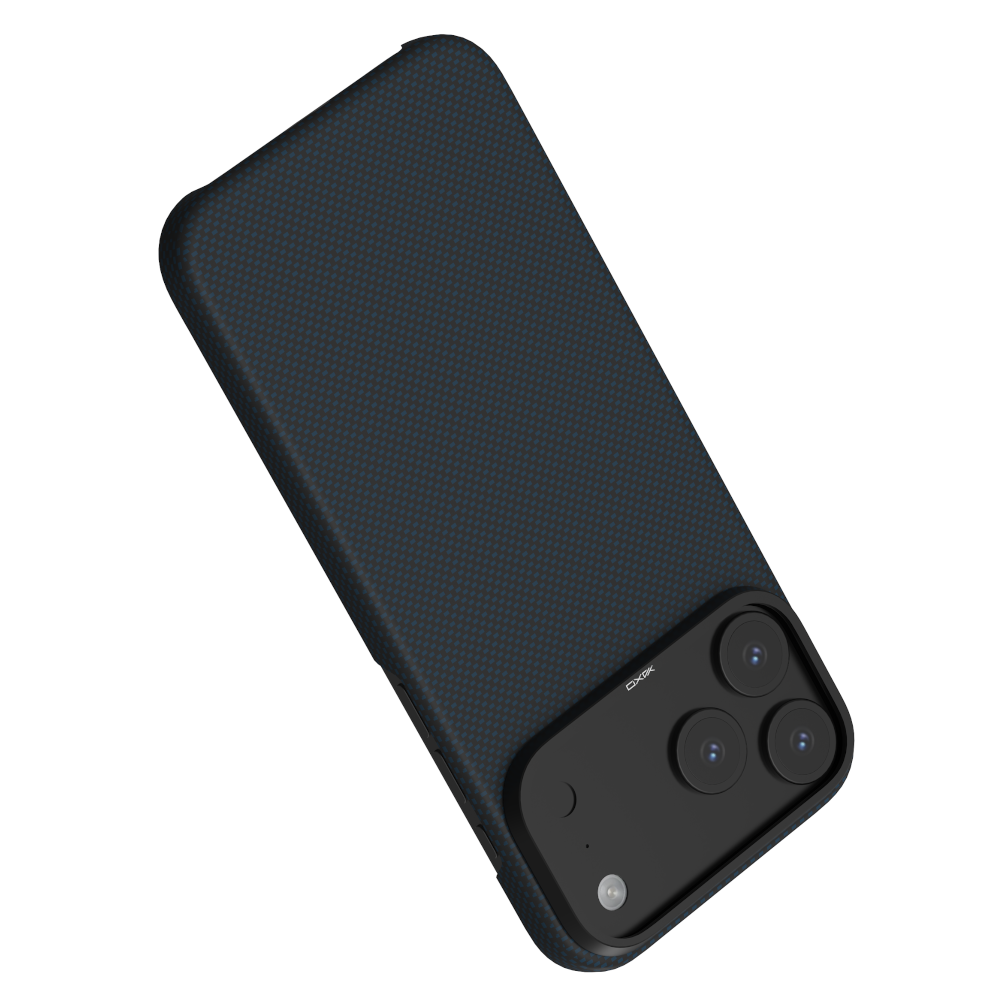 Etui ARAMID FIBER ULTRA SLIM MagSafe do telefonu iPhone 17 Pro Max niebieskie