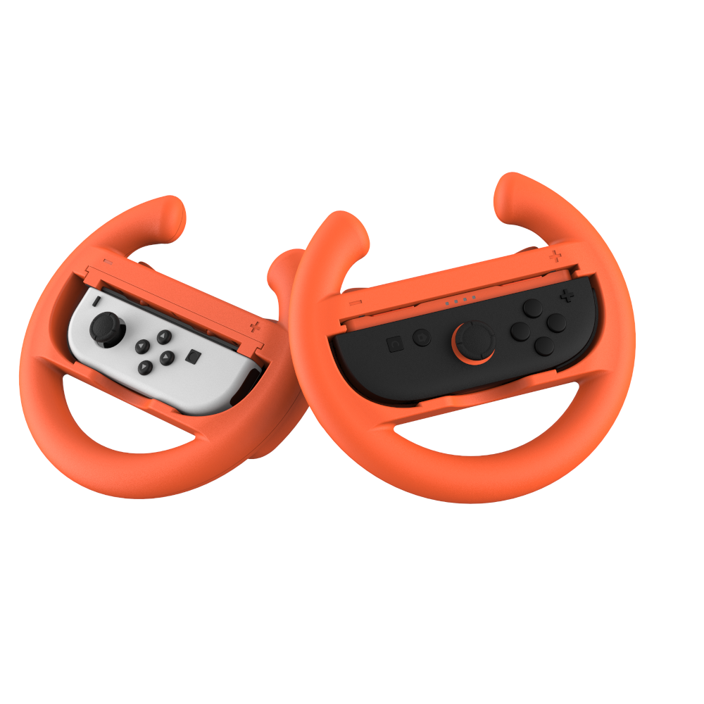 Uchwyt WHEELS SET do Joy-Con Nintendo Switch 2 pomarańczowy/niebieski