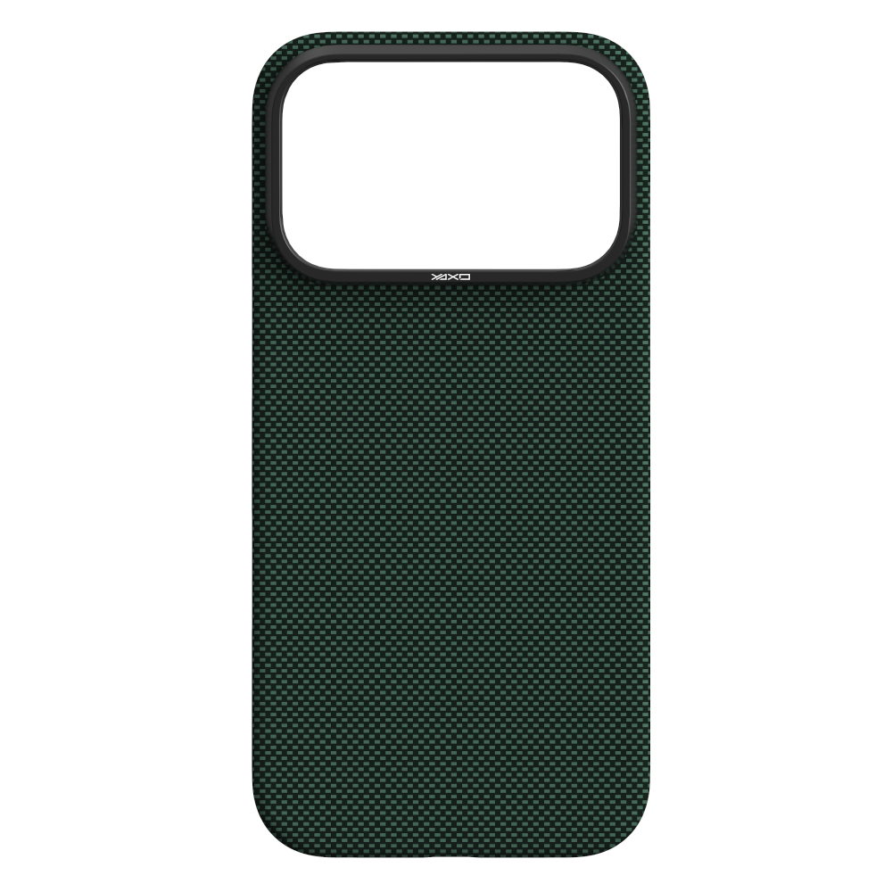 Etui ARAMID FIBER ULTRA SLIM MagSafe do telefonu iPhone 17 Pro Max zielone