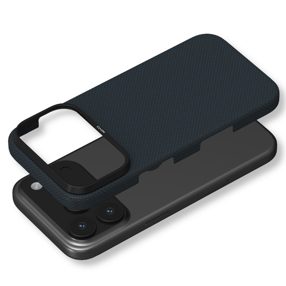 Etui ARAMID FIBER ULTRA SLIM MagSafe do telefonu iPhone 17 Pro niebieskie