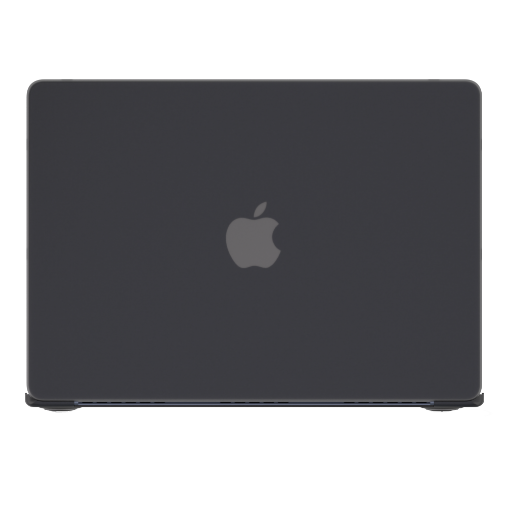 Etui SAFE GUARD do laptopa MacBook Air 15" M2 / M3 przeźroczyste czarne