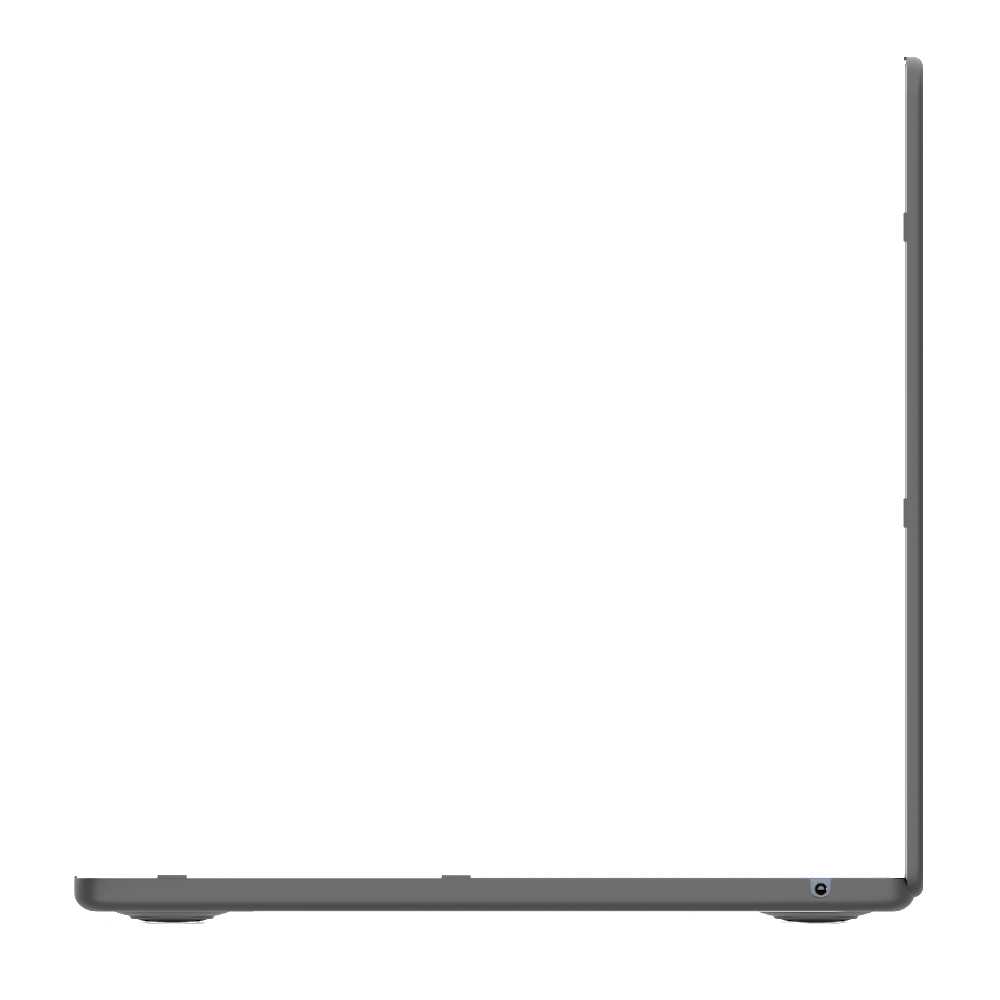 Etui SAFE GUARD do laptopa MacBook Air 15" M2 / M3 przeźroczyste czarne