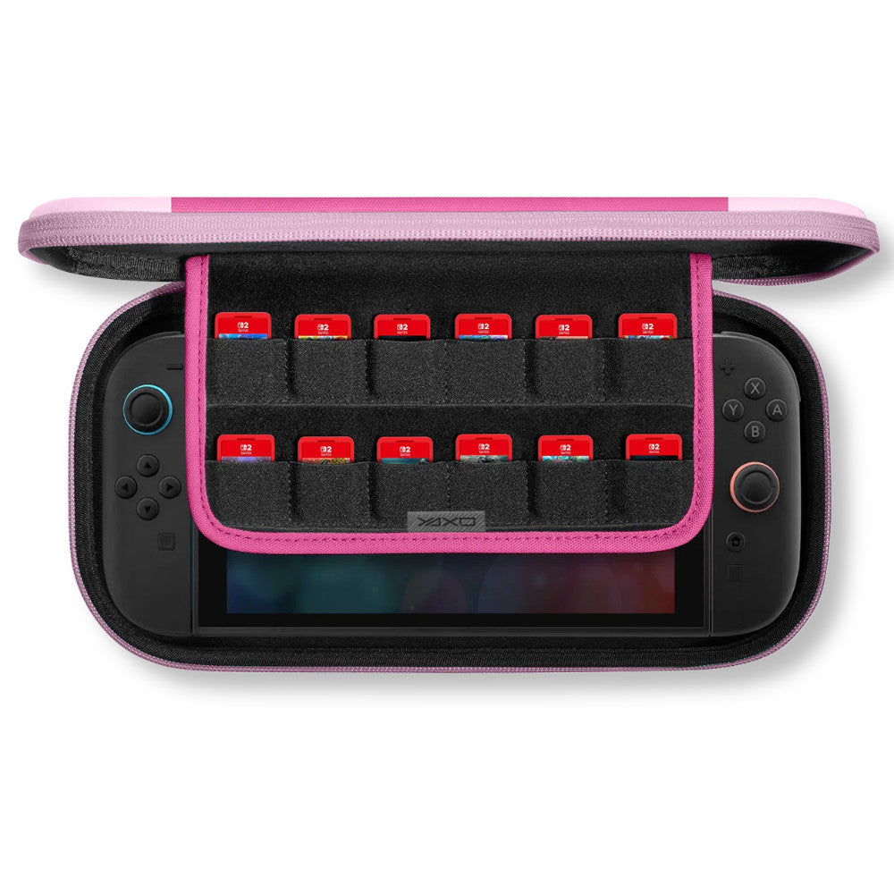 Etui TAHOE do Nintendo Switch 2 różowe