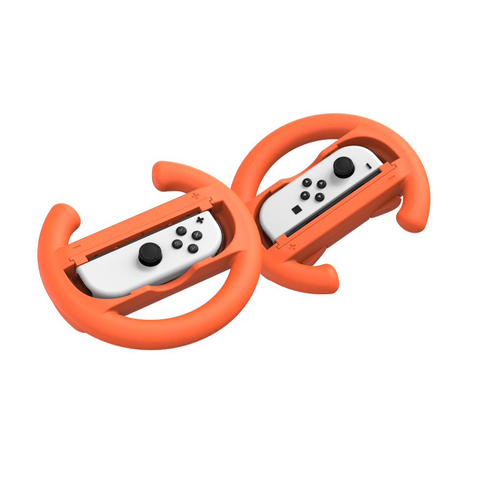 Uchwyt WHEELS SET do Joy-Con Nintendo Switch 2 pomarańczowy/niebieski