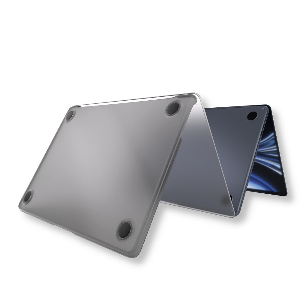 Etui SAFE GUARD do laptopa MacBook Air 13" M2 / M3 przeźroczyste czarne