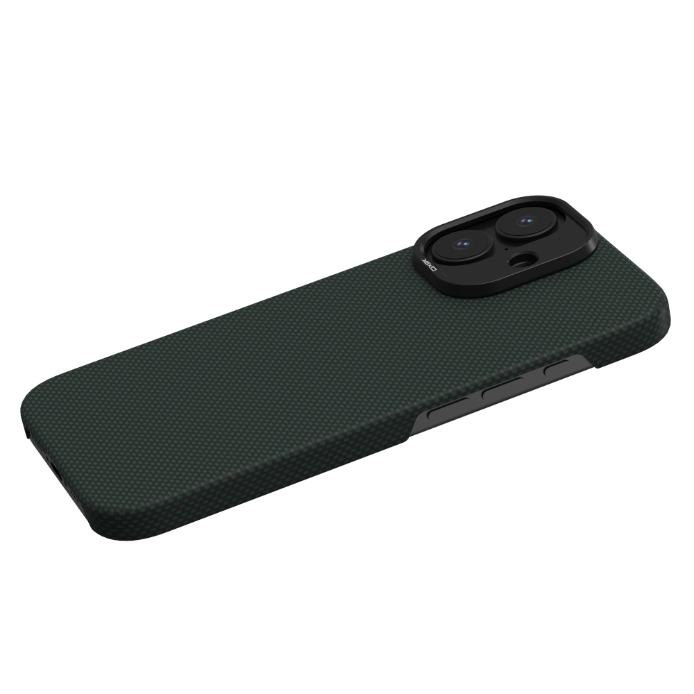 Etui ARAMID FIBER ULTRA SLIM MagSafe do telefonu iPhone 17 zielone