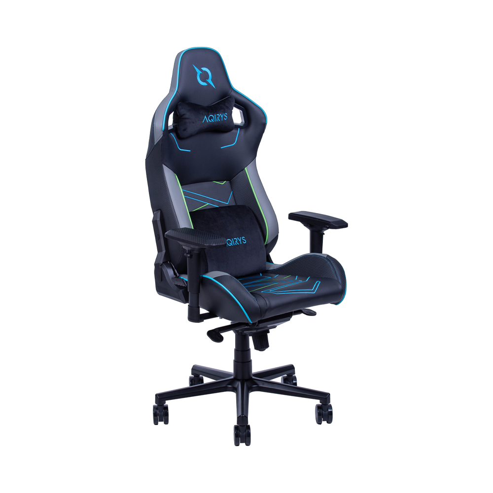Fotel gamingowy HYPERION czarny/grey/blue