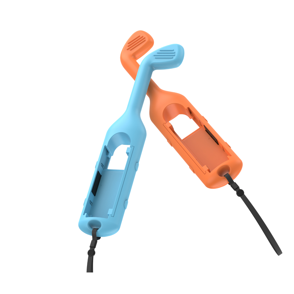 Uchwyt GOLF SET do Joy-Con Nintendo Switch 2 pomarańczowy/niebieski