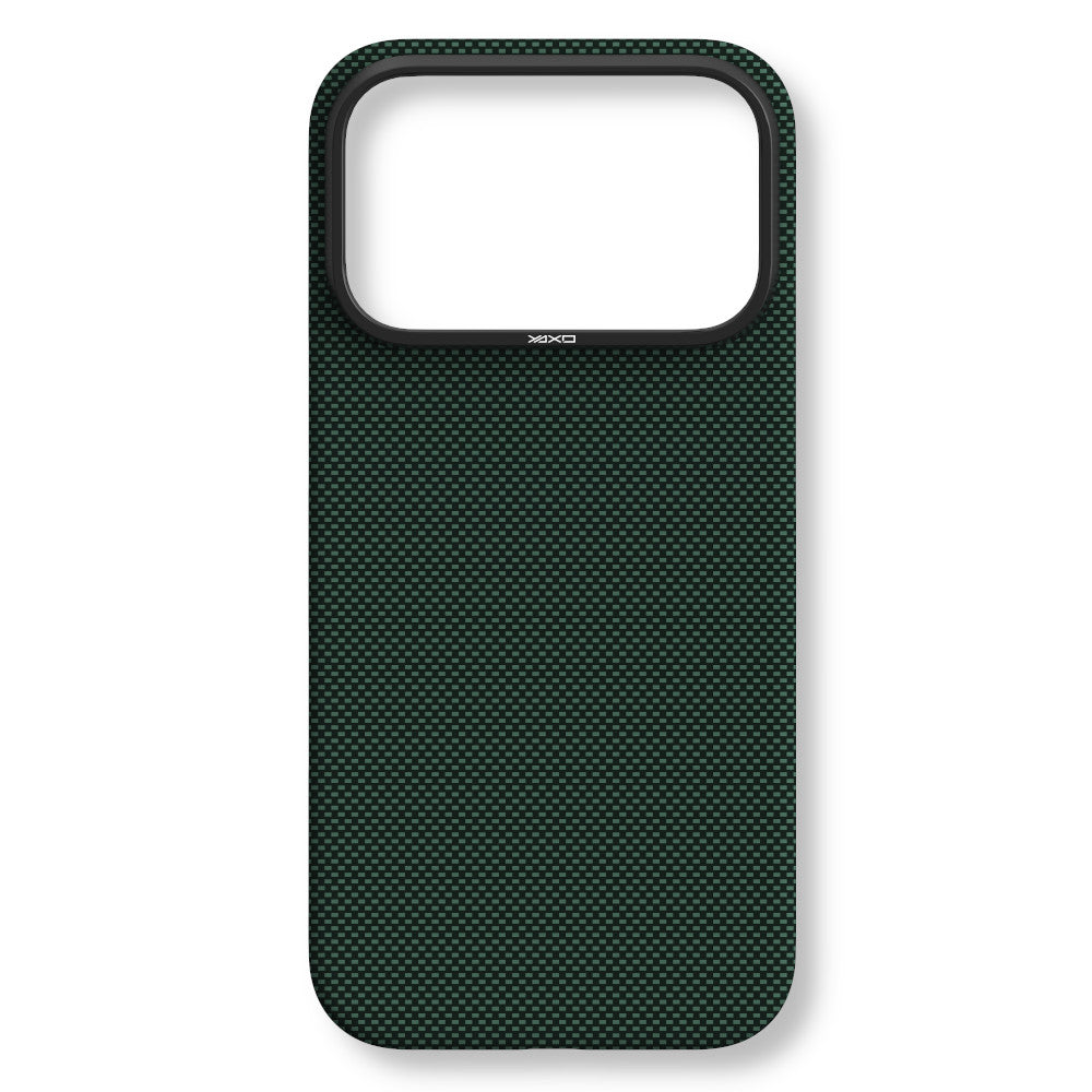 Etui ARAMID FIBER ULTRA SLIM MagSafe do telefonu iPhone 17 Pro Max zielone