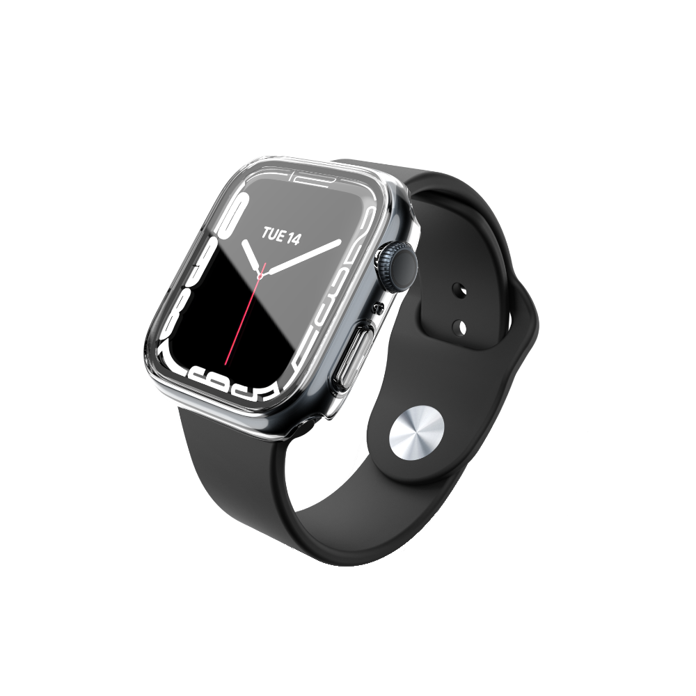 Etui ochronne SHIELD do Apple Watch 45 mm przeźroczyste