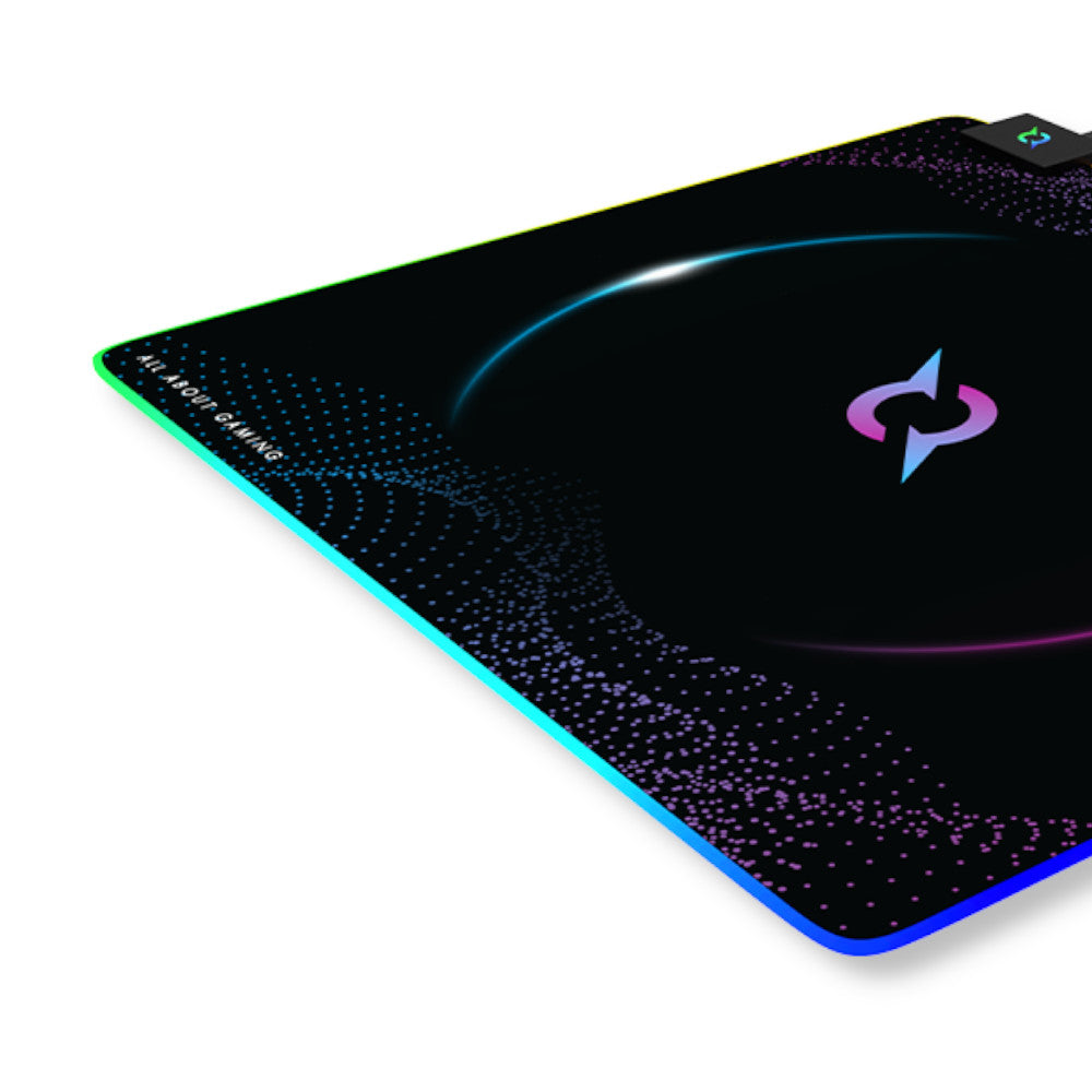 Podkładka pod mysz ECLIPSE RGB rozmiar 450x400 mm