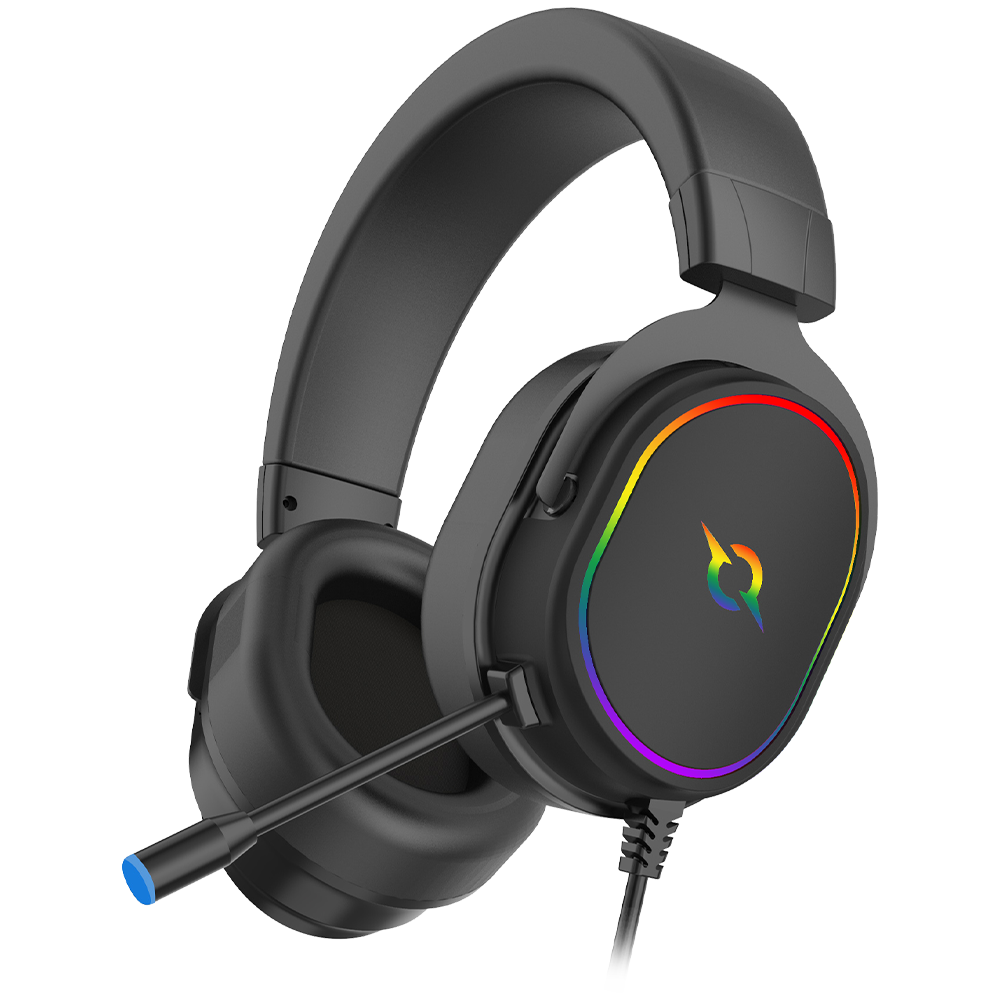 Słuchawki przewodowe ALTAIR 7.1 RGB czarne