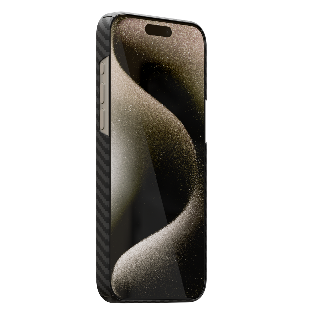 Etui AIR SHIELD MagSafe Carbon do telefonu iPhone 15 Pro