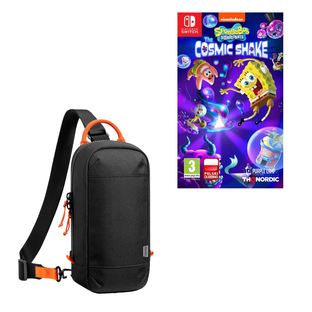 SpongeBob The Cosmic Shake Nintendo Switch polski dubbing + torba HURON