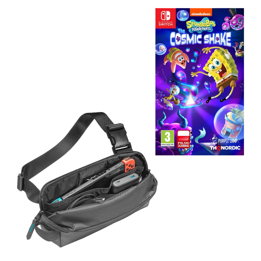 SpongeBob The Cosmic Shake Nintendo Switch polski dubbing + torba KADDO