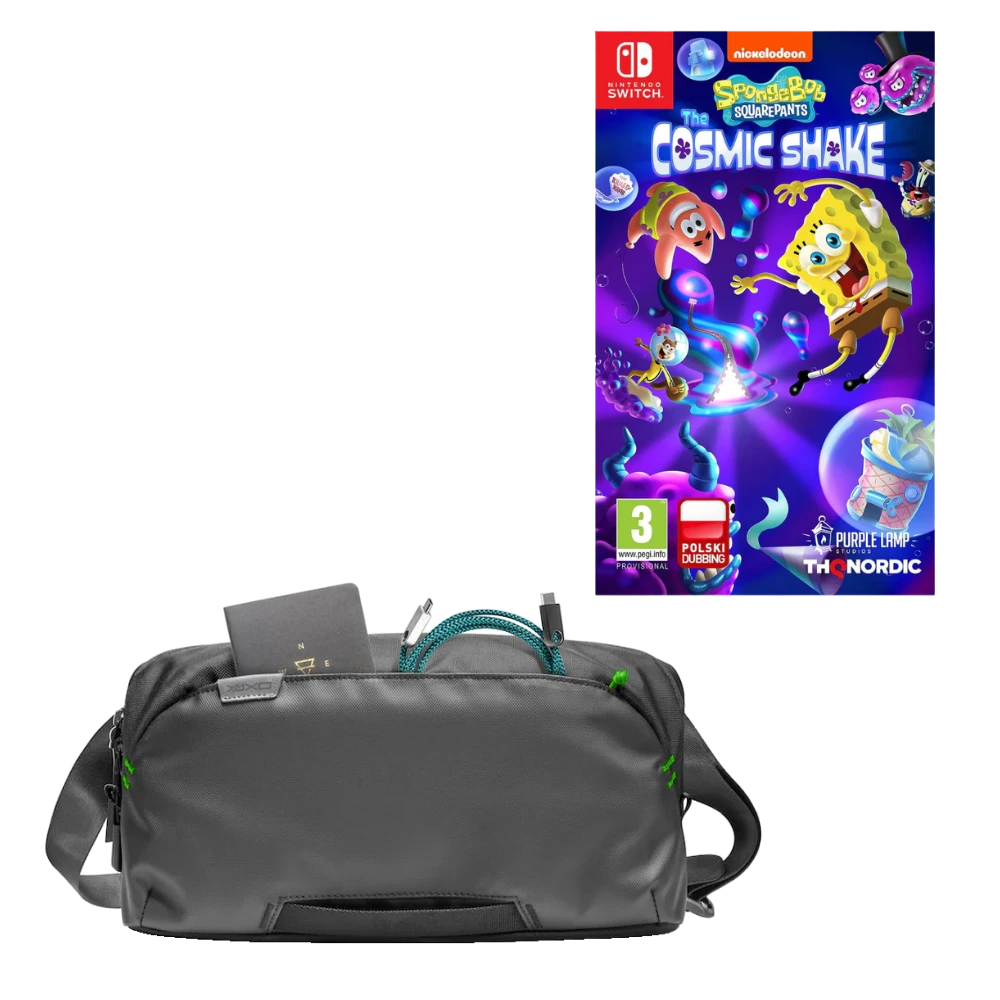 SpongeBob The Cosmic Shake Nintendo Switch polski dubbing + torba TOHONO