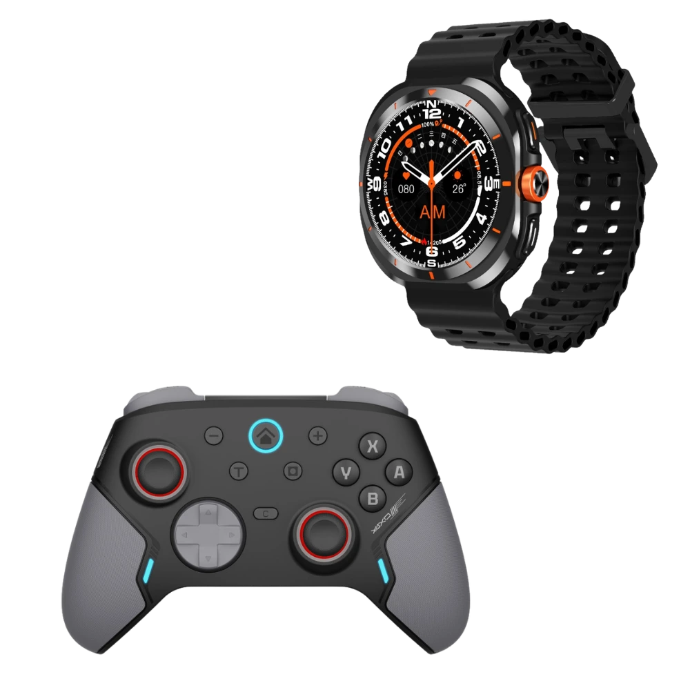Kontroler bezprzewodowy do Nintendo Switch i Switch 2 + smartwatch RENO