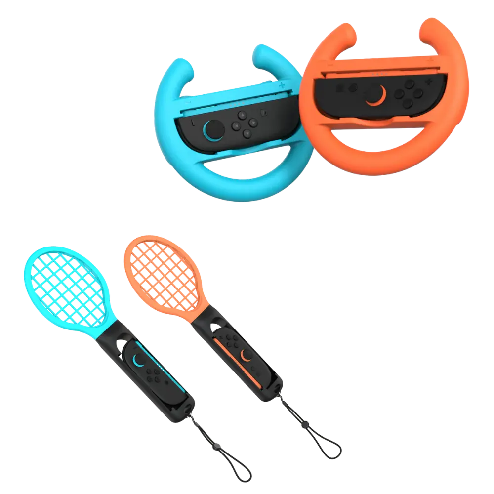 Uchwyty do tenisa ziemnego Joy-Con Nintendo Switch 2 TENNIS PRO SET + kierownice
