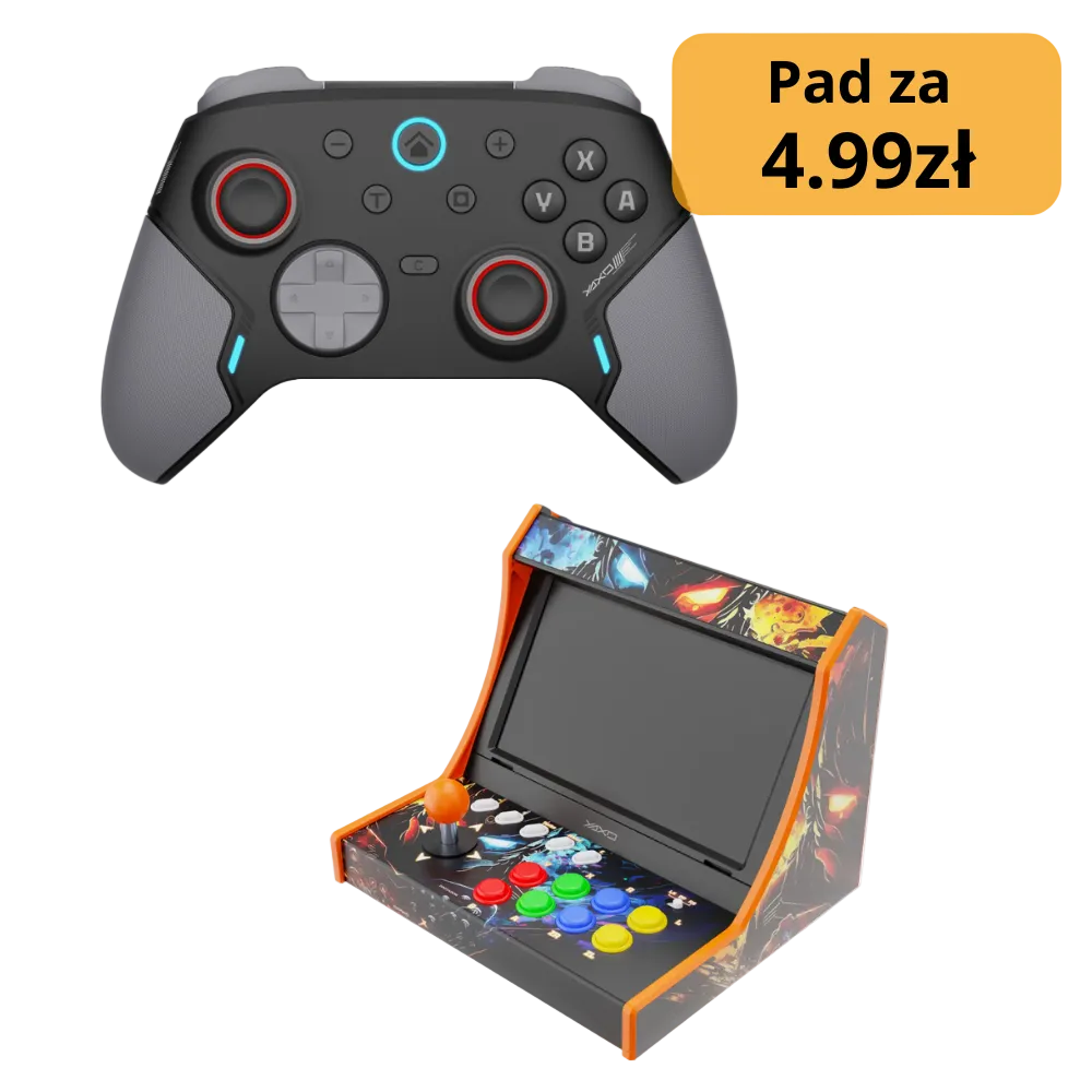Kontroler arcade do Nintendo Switch 2 + kontroler Phantom Blow