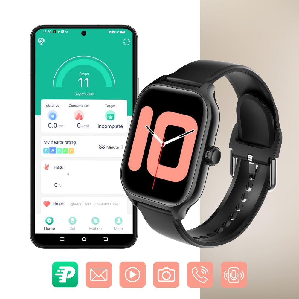 Smartwatch damski GT4 czarny