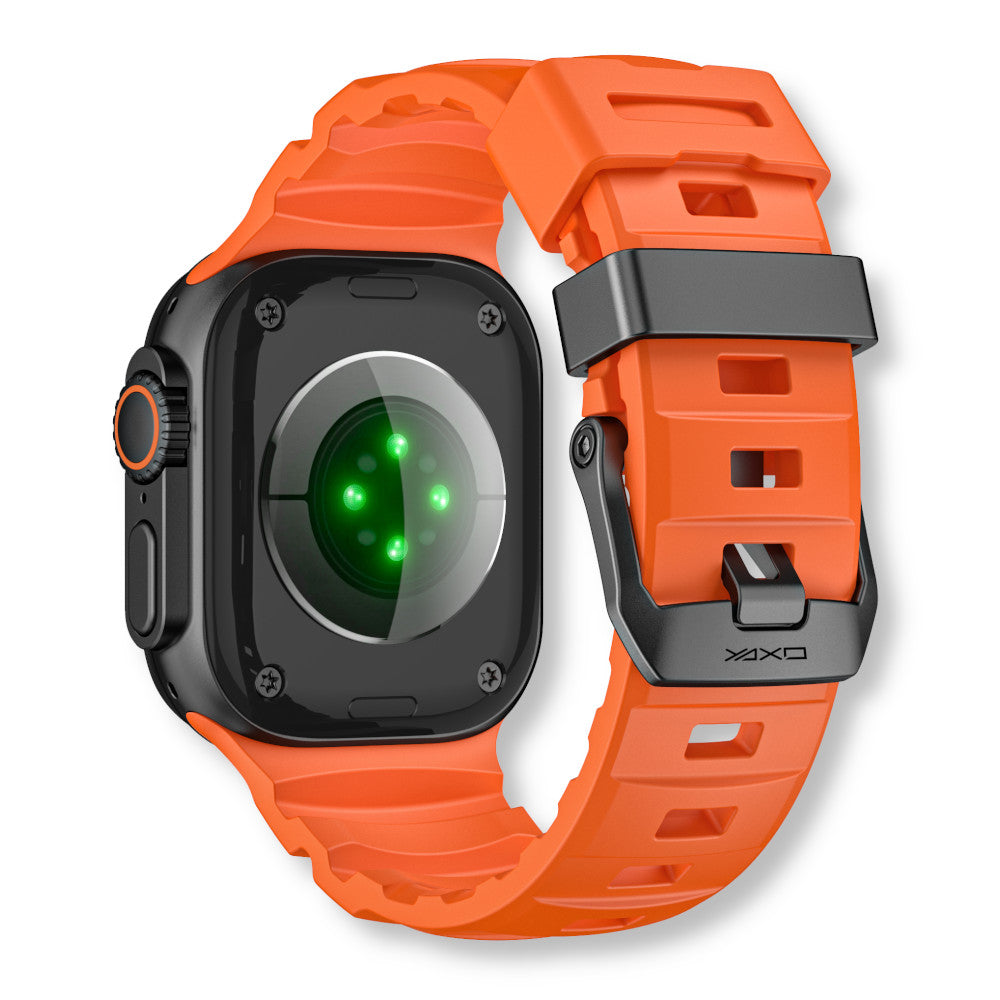 Pasek RUGGED EVO SPORT do Apple Watch 44/45/46/49 mm pomarańczowy