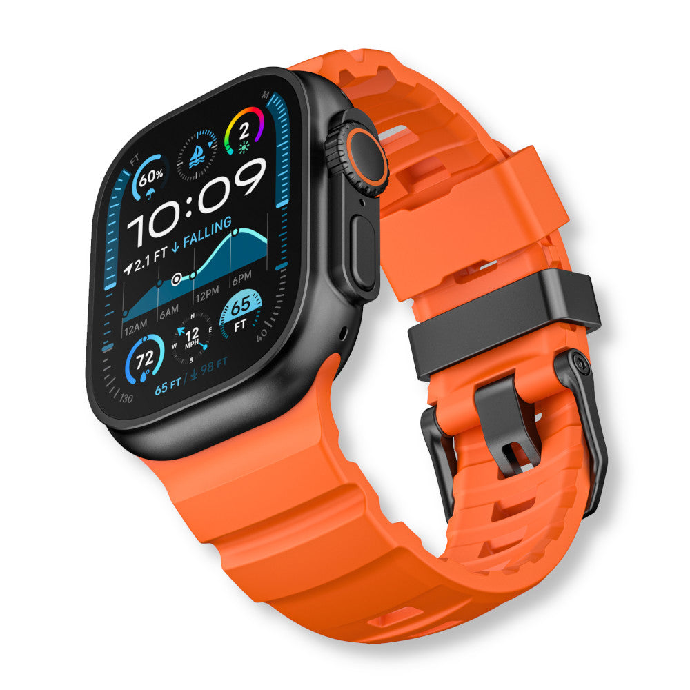 Pasek RUGGED EVO SPORT do Apple Watch 44/45/46/49 mm pomarańczowy