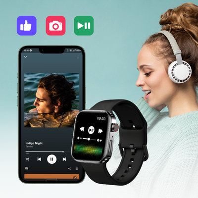 Smartwatch TAMPA Titanium Black
