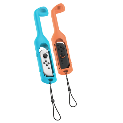 Uchwyt GOLF SET do Joy-Con Nintendo Switch 2 pomarańczowy/niebieski