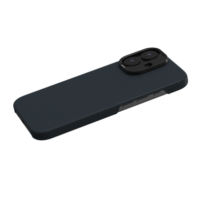 Etui ARAMID FIBER ULTRA SLIM MagSafe do telefonu iPhone 17 niebieskie