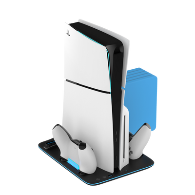 Podstawka chłodząca i ładująca ICE STORM do PlayStation 5 Slim Techno Black