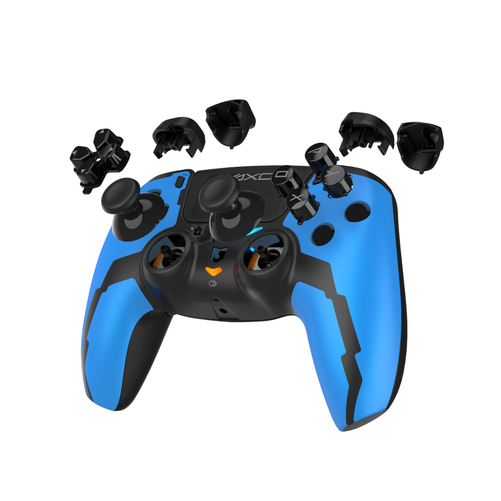 Kontroler bezprzewodowy HORNET FURY ELITE do PS4 i PC niebieski