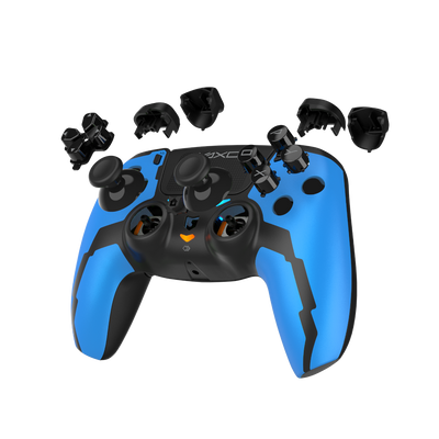 Kontroler bezprzewodowy HORNET FURY ELITE do PS4 i PC niebieski
