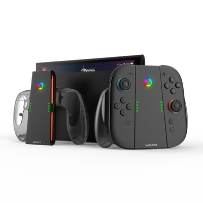 Uchwyt CHARGE GRIP SET do Joy-Con do Nintendo Switch 2 czarny