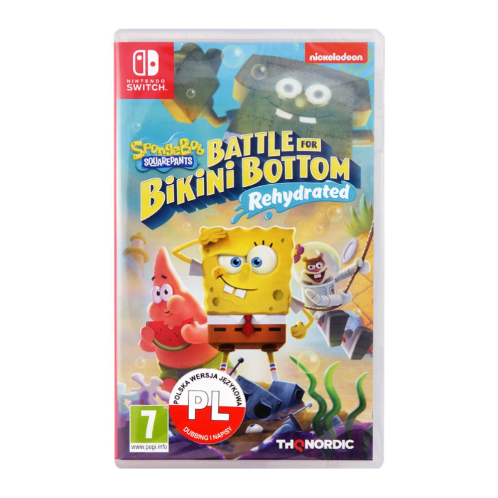 GRA Nintendo Switch SpongeBob SquarePants: Battle for Bikini Bottom Rehydrated polski dubbing