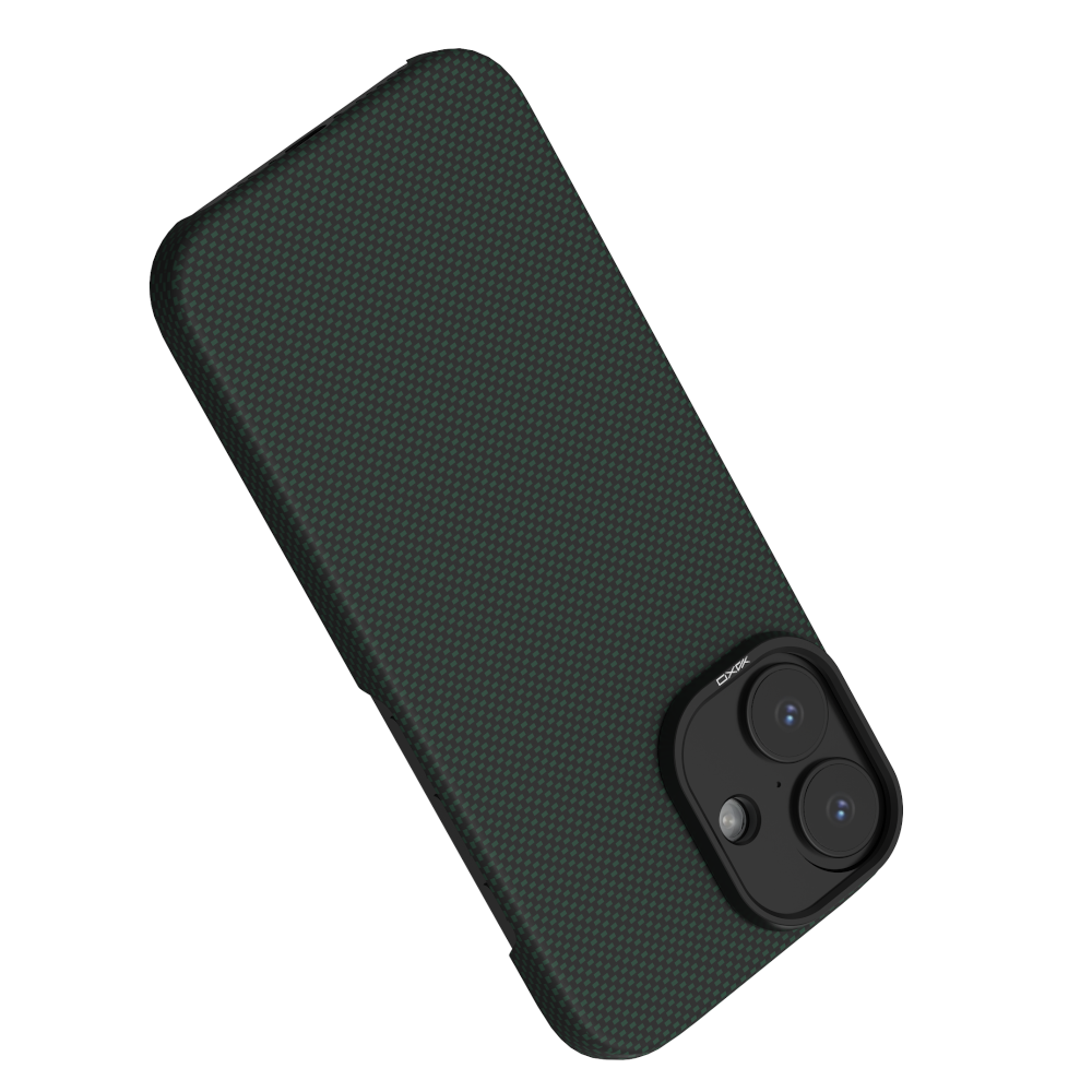 Etui ARAMID FIBER ULTRA SLIM MagSafe do telefonu iPhone 17 zielone